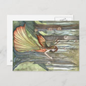 Forest Verzauberung Faia Kunst, Dichtung und Musik Postkarte (Vorne/Hinten)