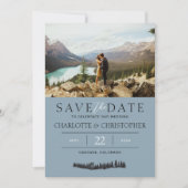 Forest Vibes Foto Save The Date (Vorderseite)