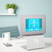 Forest Warden Sticker (Laptop auf Schreibtisch)