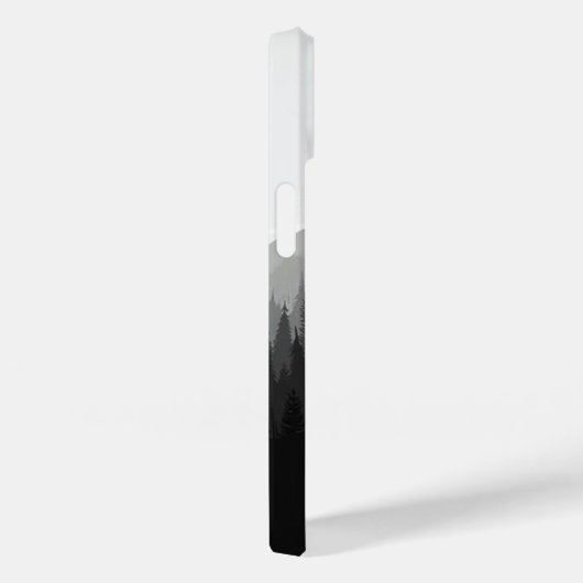 Forest Watchtower Minimalistisch Phone Case Black& (Rückseite / Rechts)