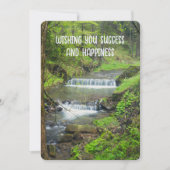 Forest waterfall  feiertagskarte (Vorderseite)
