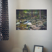 Forest waterfall  poster