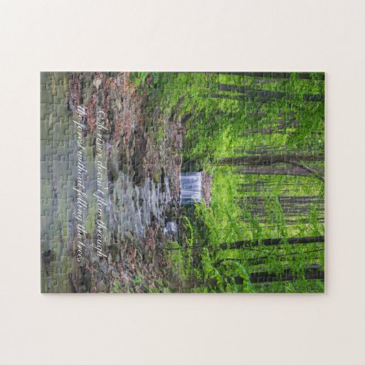 Forest waterfall  puzzle (Horizontal)