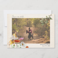 Forest Wedding Foto Save the Date