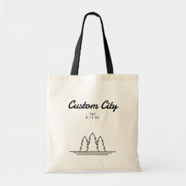 Forest Wedding Welcome Bag Custom Wedding Tote Bag Tragetasche