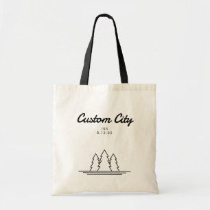 Forest Wedding Welcome Bag Custom Wedding Tote Bag Tragetasche