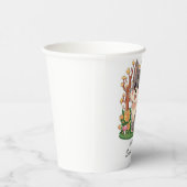 Forest Whimsical Wolf Baby Dusche Pappbecher (Rechts)