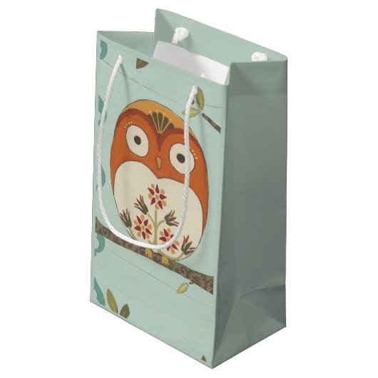 Forest Whimsy I Kleine Geschenktüte (Rückseite Schrägansicht)