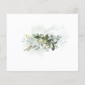 Forest Wie groß sind die Mamas Belly Baby Showcard Flyer (Hinten)