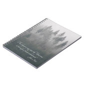 Forest Wilderness Foto mit John Muir Zitat Notizblock (Linke Seite)