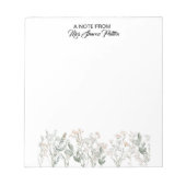 Forest Wildflowers Notepad Notizblock (Vorderseite)