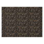 Forest Wildlife Animals Deer Bears Dark Nature Tischdecke (Vorderseite (Horizontal))