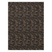 Forest Wildlife Animals Deer Bears Dark Nature Tischdecke (Vorderseite)