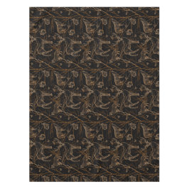 Forest Wildlife Animals Deer Bears Dark Nature Tischdecke