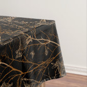 Forest Wildlife Animals Deer Bears Dark Nature Tischdecke (Beispiel)