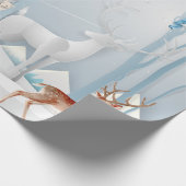 Forest Winter Wonderland Geschenkpapier (Ecke)
