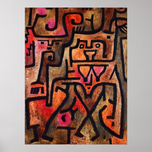 Forest Witch, Paul Klee Poster (Vorne)