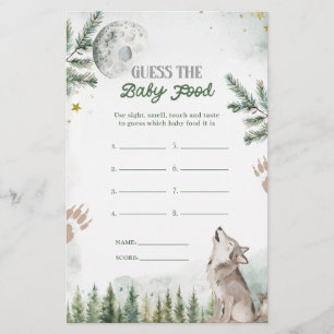 Forest Wolf rät die Baby Food Games