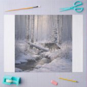 Forest Wolf Seidenpapier (Basteln)