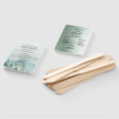 Forest Wonder Rustic Pine Hochzeit Zeremonie Fächer (Non-assembled)