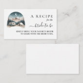 Forest Wood Sky Tree Fire Camping Brautparty Begleitkarte (Vorne/Hinten)