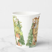 Forest Woodland Animal Baby Dusche Pappbecher (Rechts)