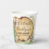 Forest Woodland Animal Baby Dusche Pappbecher (Vorderseite)