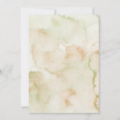 Forest Woodland Animal Wild One Baby Shower Invit Einladung (Rückseite)