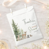 Forest Woodland Animals Kinderdusche Danke Geschenktütchen (Ausgeschnitten)