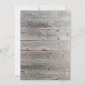 Forest Woodland Gold Country Deer Boy Baby Dusche Einladung (Rückseite)