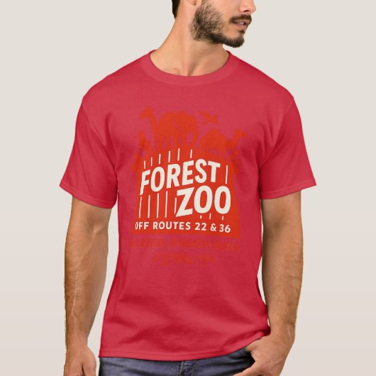 Forest Zoo - Gallitzin, PA T-Shirt (Vorderseite)