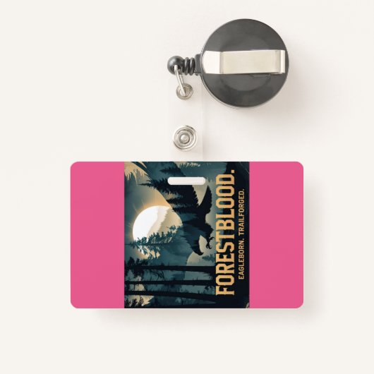Forestblood – Espíritu Salvaje Nacido del Bosque Ausweis (Rückseite mit Rechteck)