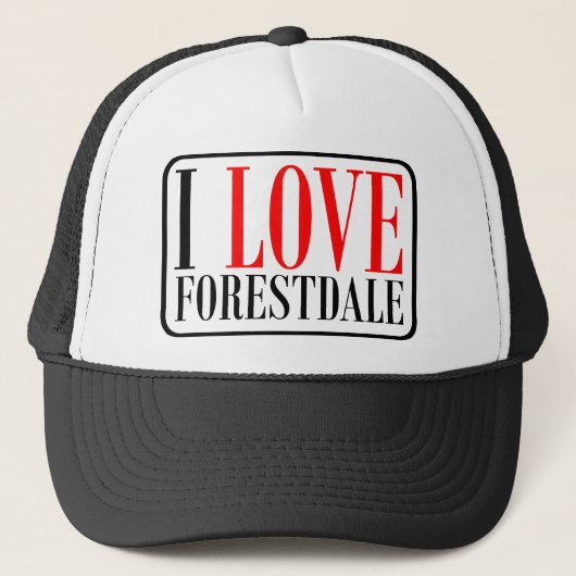 Forestdale Alabama Truckerkappe (Vorderseite)