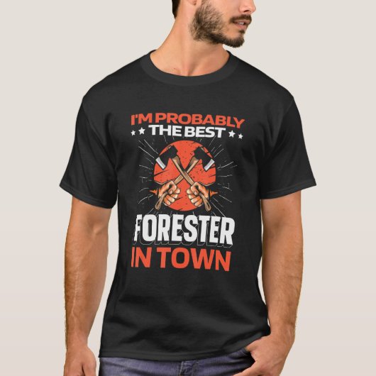 Forester Ax Timberjack Logger Lumberjack T-Shirt (Vorderseite)