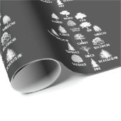 Forester Outdoor Wood Lover Tree Nature Bildung Geschenkpapier (Rolleneckpunkt)