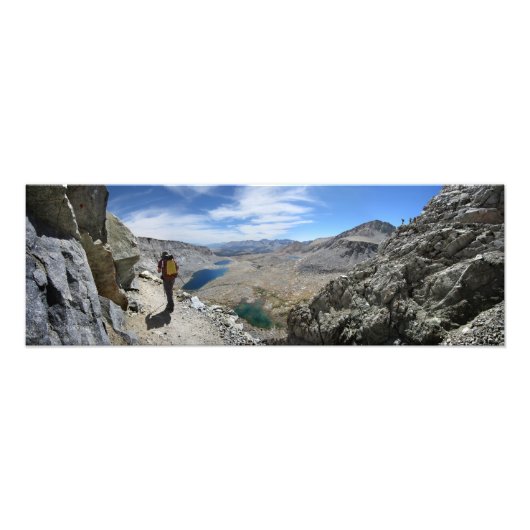 Forester Pass Switchbacks 2 - John Muir Trail Fotodruck (Vorne)