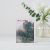 Forestry Consultants/Douglas Fir Business Card Visitenkarte (Stehend Vorderseite)