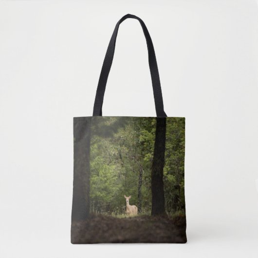 Forests A White Tailed Deer in the Woods Tasche (Vorderseite)