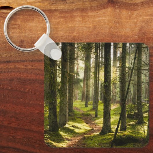 Forests | Boreal Forest Sweden Schlüsselanhänger (Vorderseite)