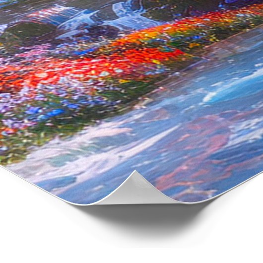 Forest's Colorful Symphony Poster (Ecke)