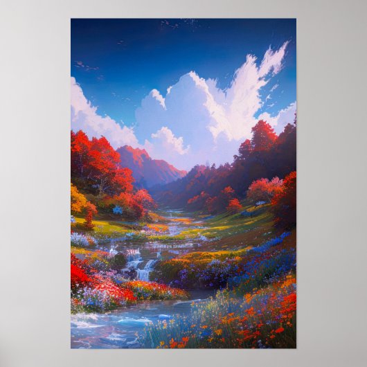 Forest's Colorful Symphony Poster (Vorne)