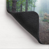 Forests | Dark Foggy Woods Norfolk UK Mousepad (Ecke)