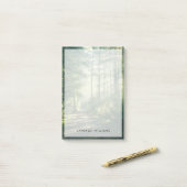 Forests Forest Path Hamburg Germany Post-it Klebezettel (Auf Schreibtisch)