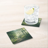 Forests Forest Path Hamburg Germany Rechteckiger Pappuntersetzer (Vor Ort)