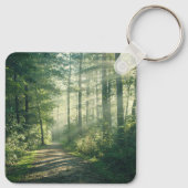 Forests | Forest Path Hamburg Germany Schlüsselanhänger (Rückseite)