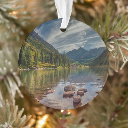 Forests Maroon Bells Colorado Ornament (Baum)