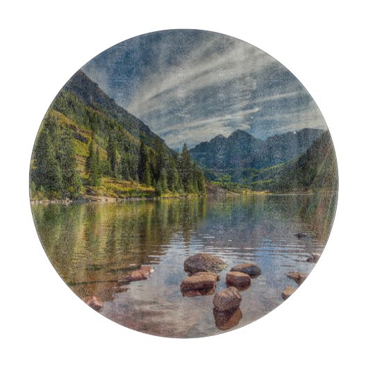 Forests | Maroon Bells Colorado Schneidebrett (Vorderseite)