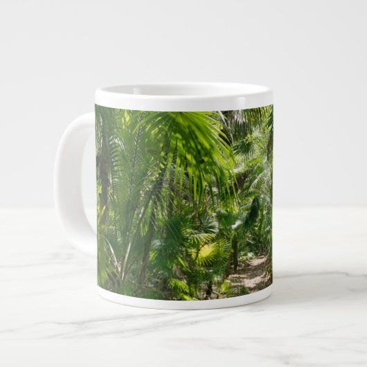Forests Tropical Rainforest Tulum Mexico Jumbo-Tasse (Vorderseite Links)