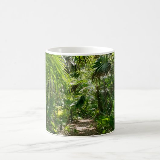 Forests Tropical Rainforest Tulum Mexico Kaffeetasse (Mittel)