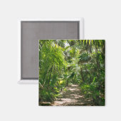 Forests Tropical Rainforest Tulum Mexico Magnet (Vorderseite/Rückseite)